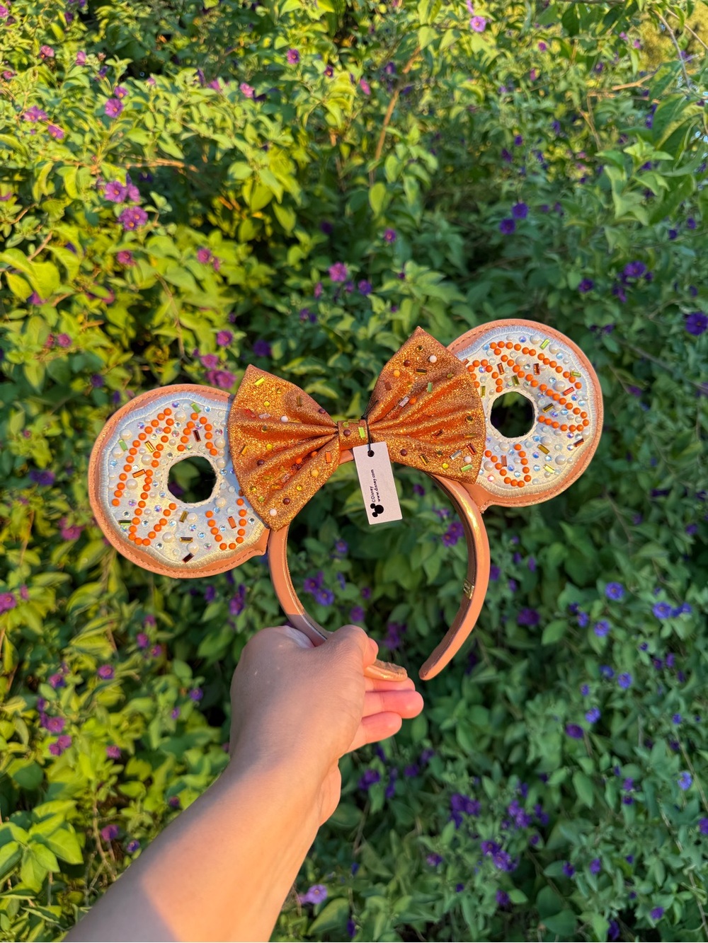 Disney x BaubleBar Minnie Mouse Fall Donut Ears Headband